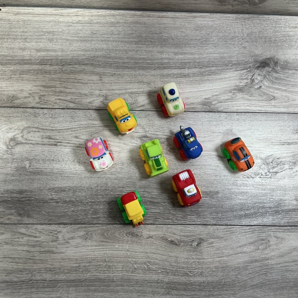 Rubber Rolling Cars