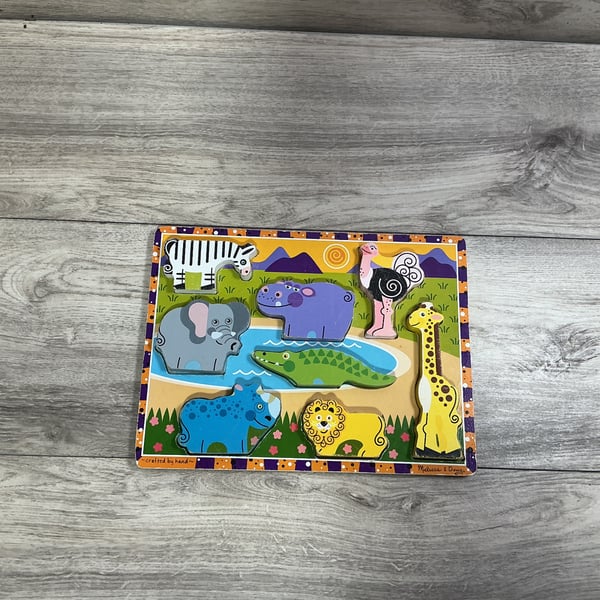 Wooden Melissa and Doug - Animal Puzzle