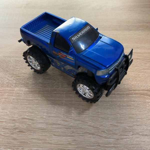 Blue Silverado Truck
