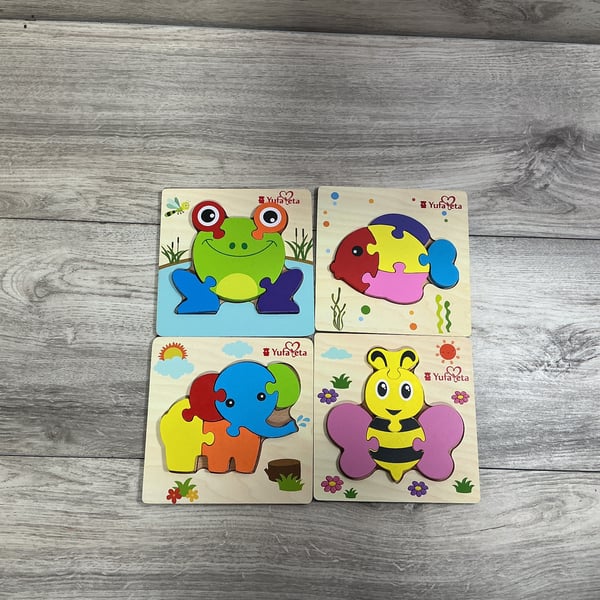 Melissa and Doug - Chunky Set of 4 Puzzle