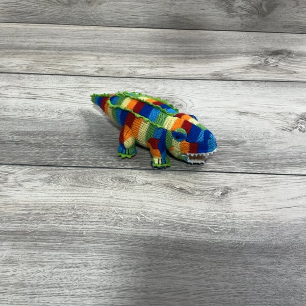 Chameleon Rattle Plush