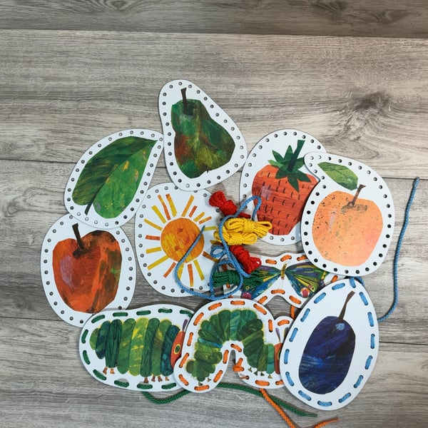 Eric Carle - Lacing Cards