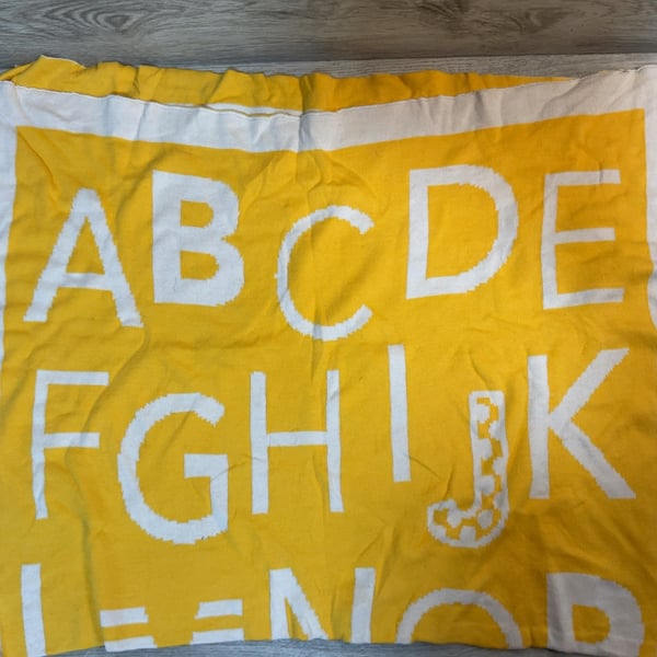 Alphabet Blanket