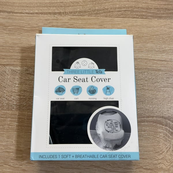 Three Little Tots Breathable Car Seat Cover · NWT