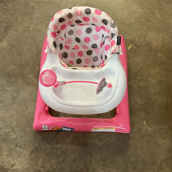 Pink Polka Dot Walker- Babytrend