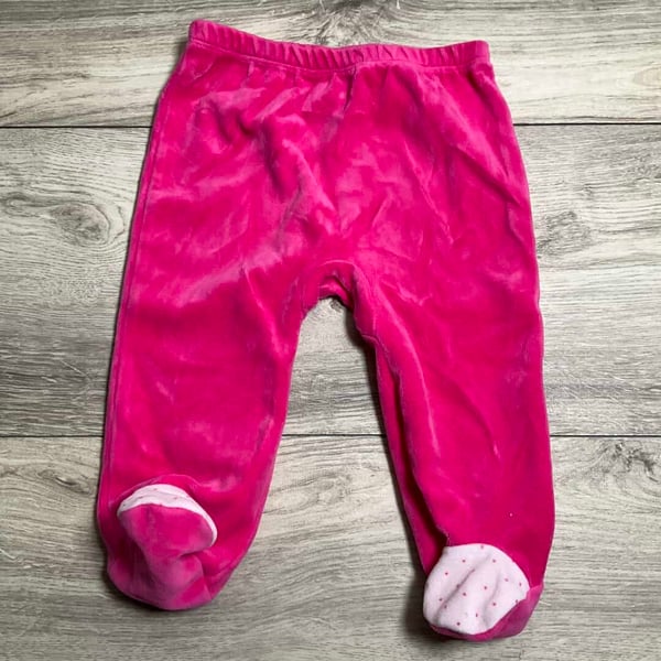 GIRLS - 6/9 Month - Footed Pants
