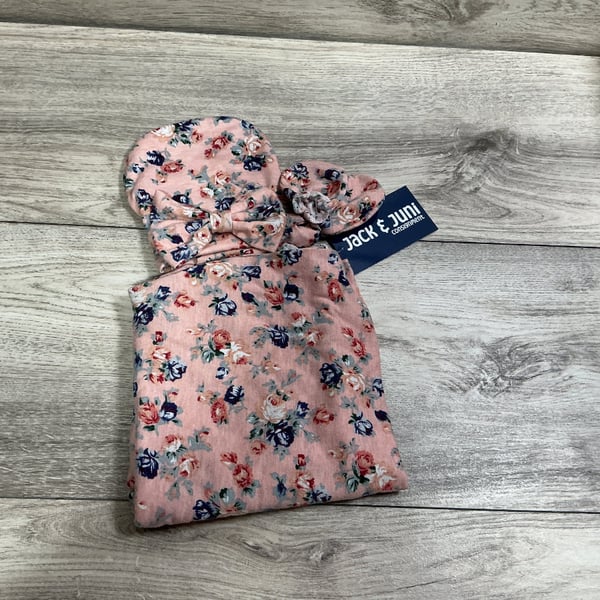 GIRLS - 0/6 Month - Swaddle, Hat, and Mittens
