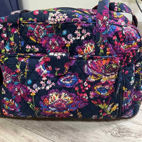 Vera Bradley Women's Cotton Weekender Travel Bag