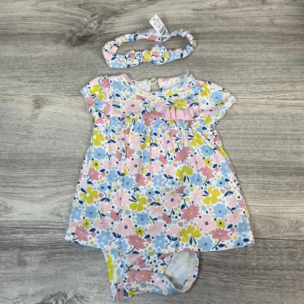 Girls - 0/3 Months - Outfit Onesie w/ Headband