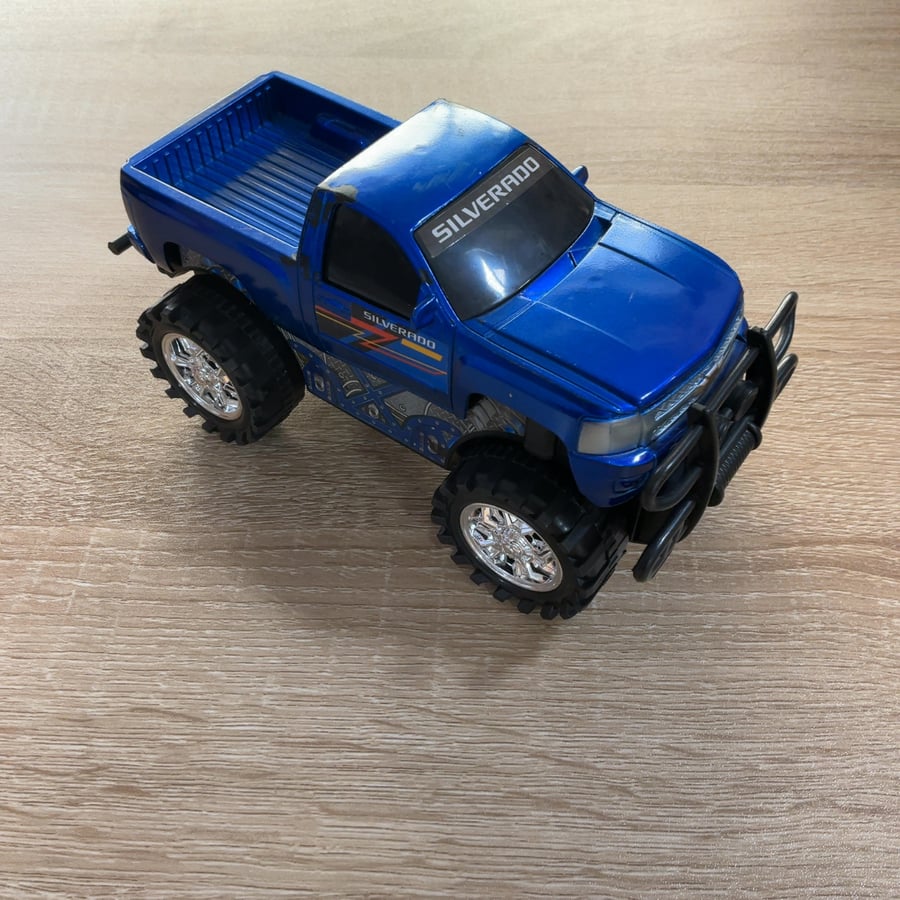 Blue Silverado Truck