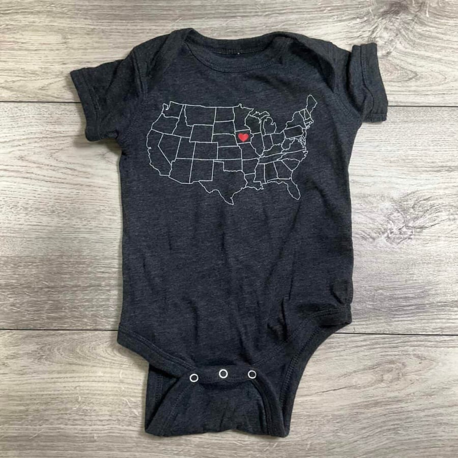 BOYS - 6/12 Month - Ohio Onesie