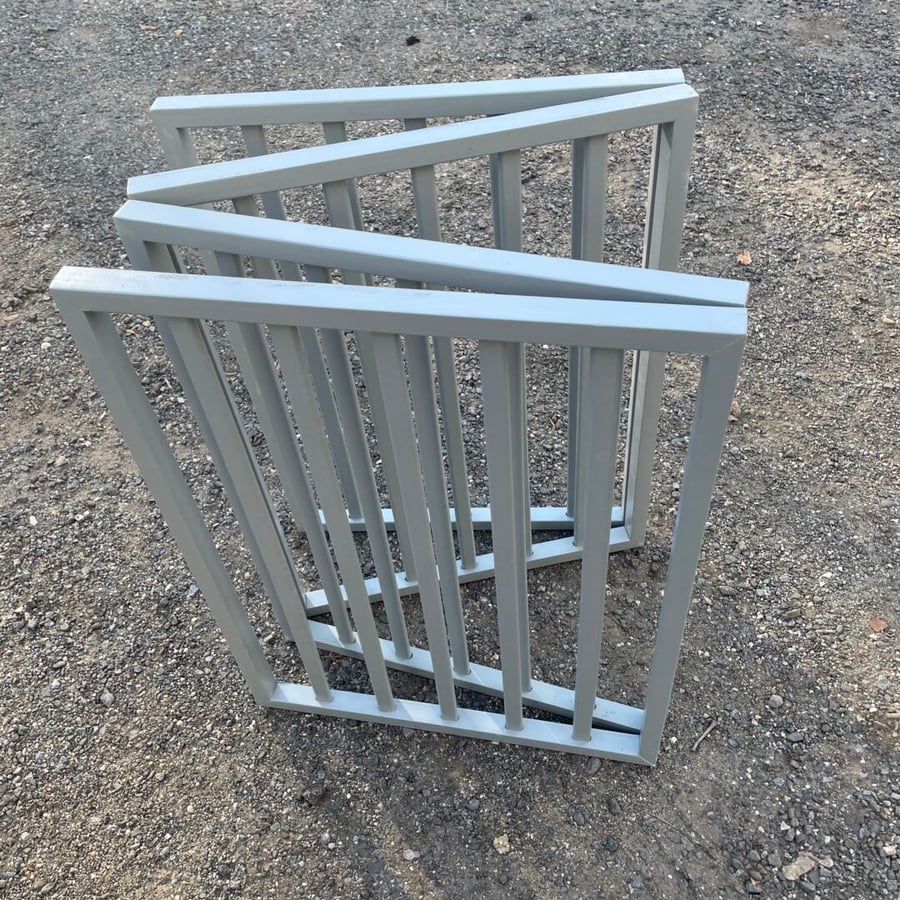 4-Panel Indoor Foldable Dog Fence for Stairs, Hallways or Doorways - 72x24-Inch