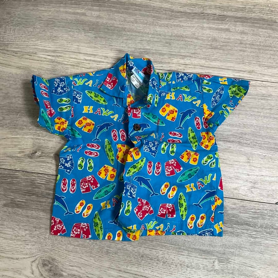 BOYS - 12 Months - Linen Shirt