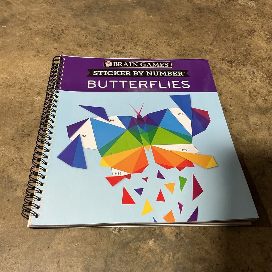 Sticker and Number Book