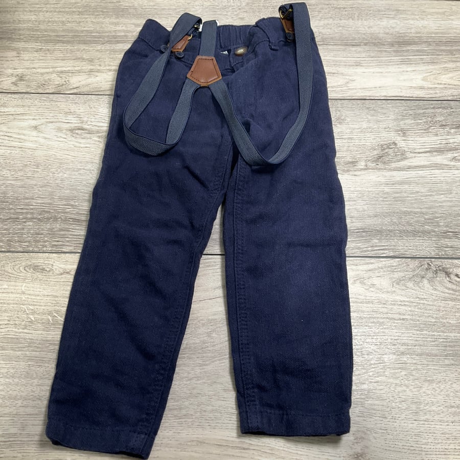 BOYS - 3T - Pants with Suspenders