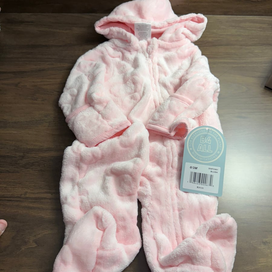 GIRLS - 0/3 Month - Romper - NEW