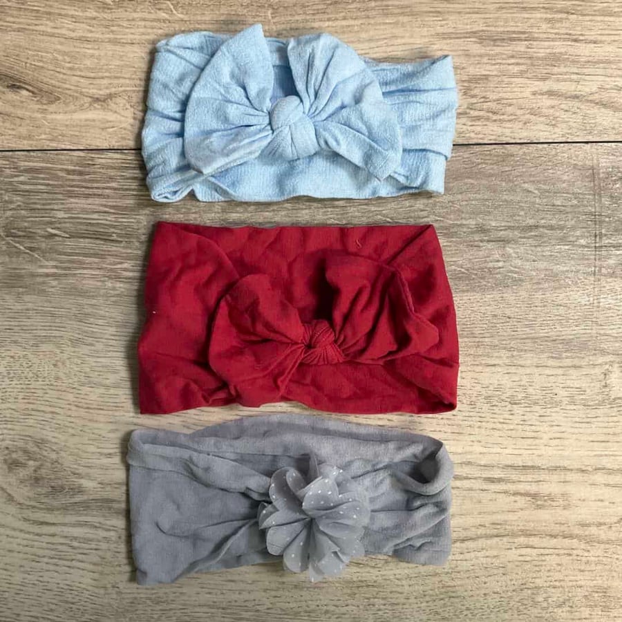 GIRLS – 0/6 Months – Headband Bows