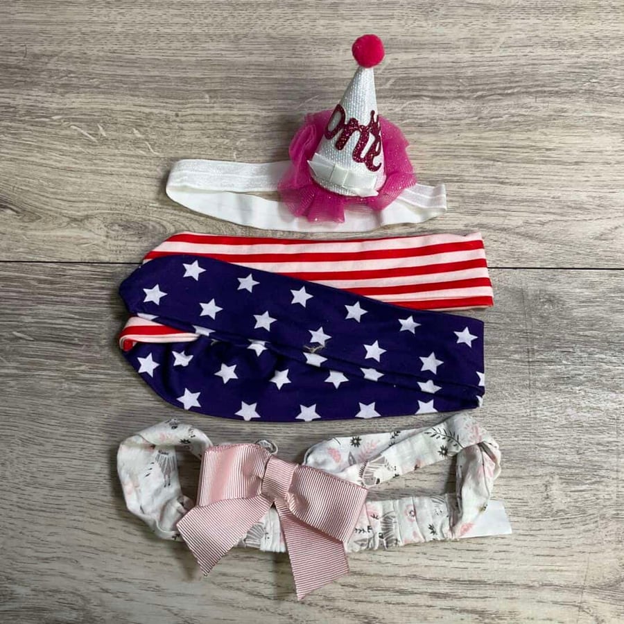 GIRLS – 0/6 Months – Assorted Bows