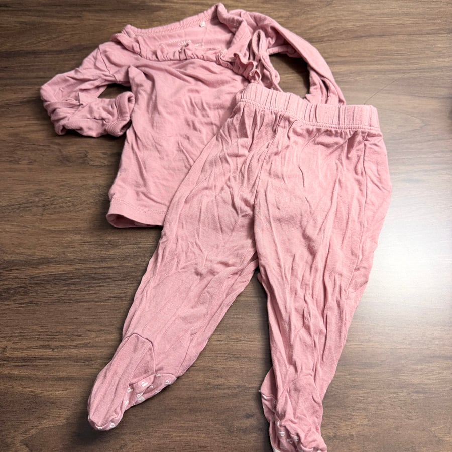 GIRLS - 0/3 Month - Bamboo PJ's