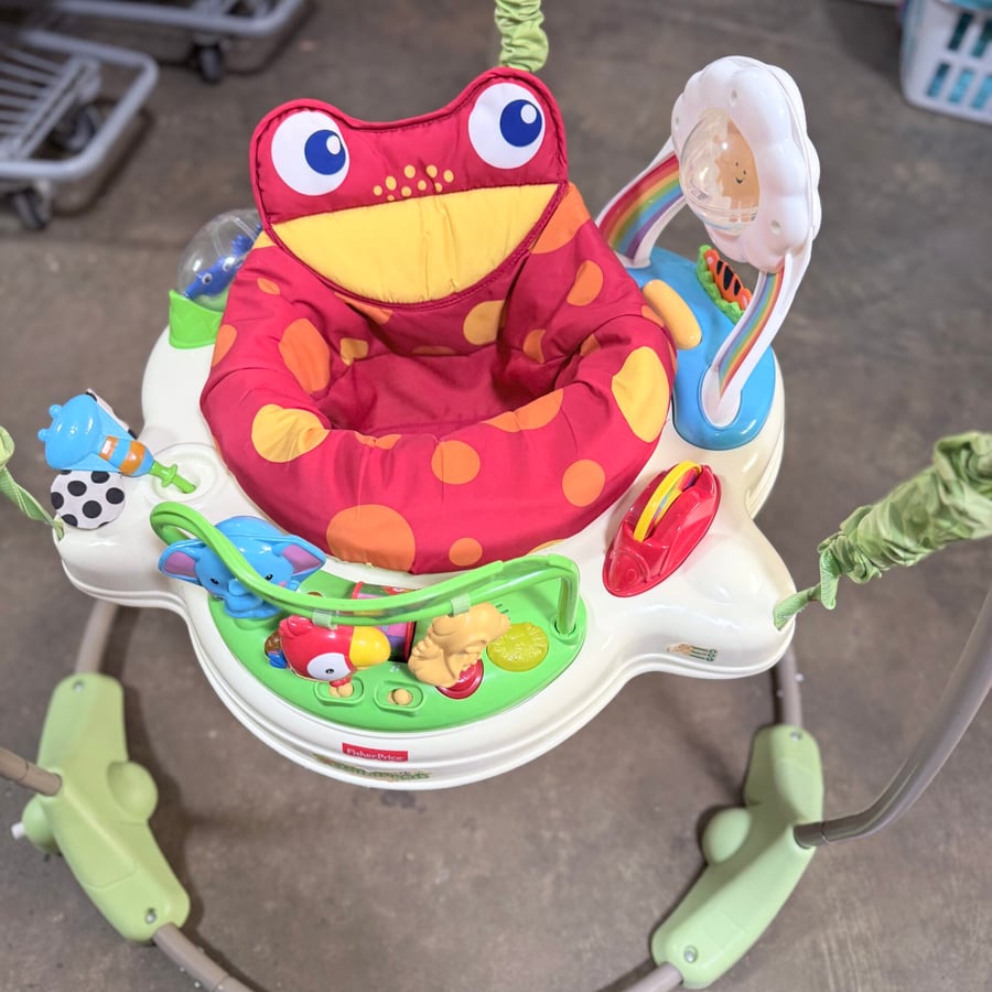 Fisher-Price Baby Bouncer Rainforest Jumperoo Musical Activity Center