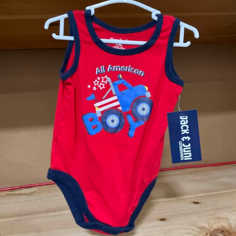 BOYS - 6/9 Month - Tank Onesie