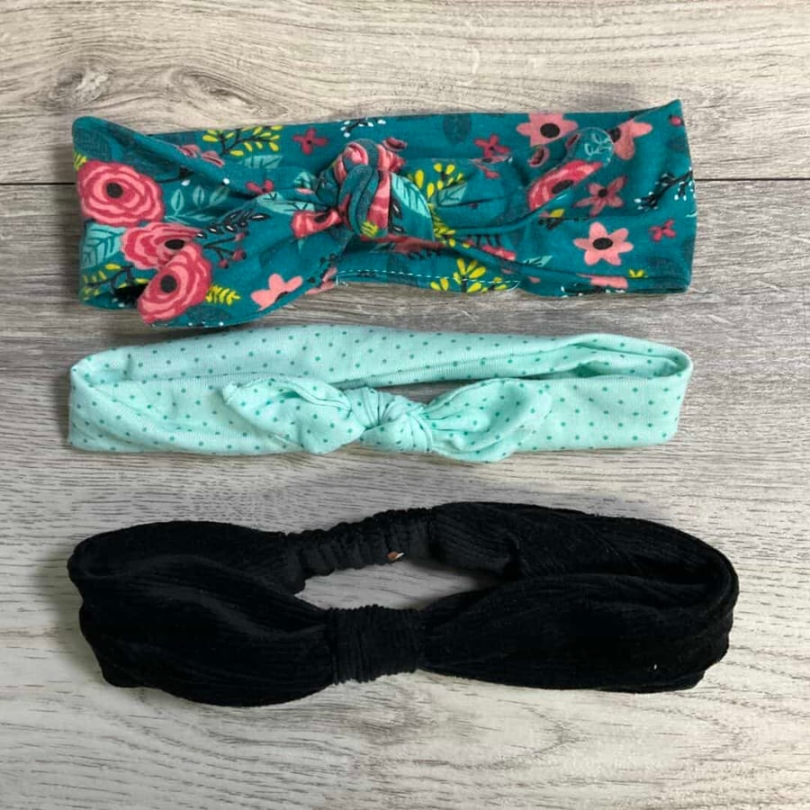 GIRLS – 0/6 Months – Headband Bows