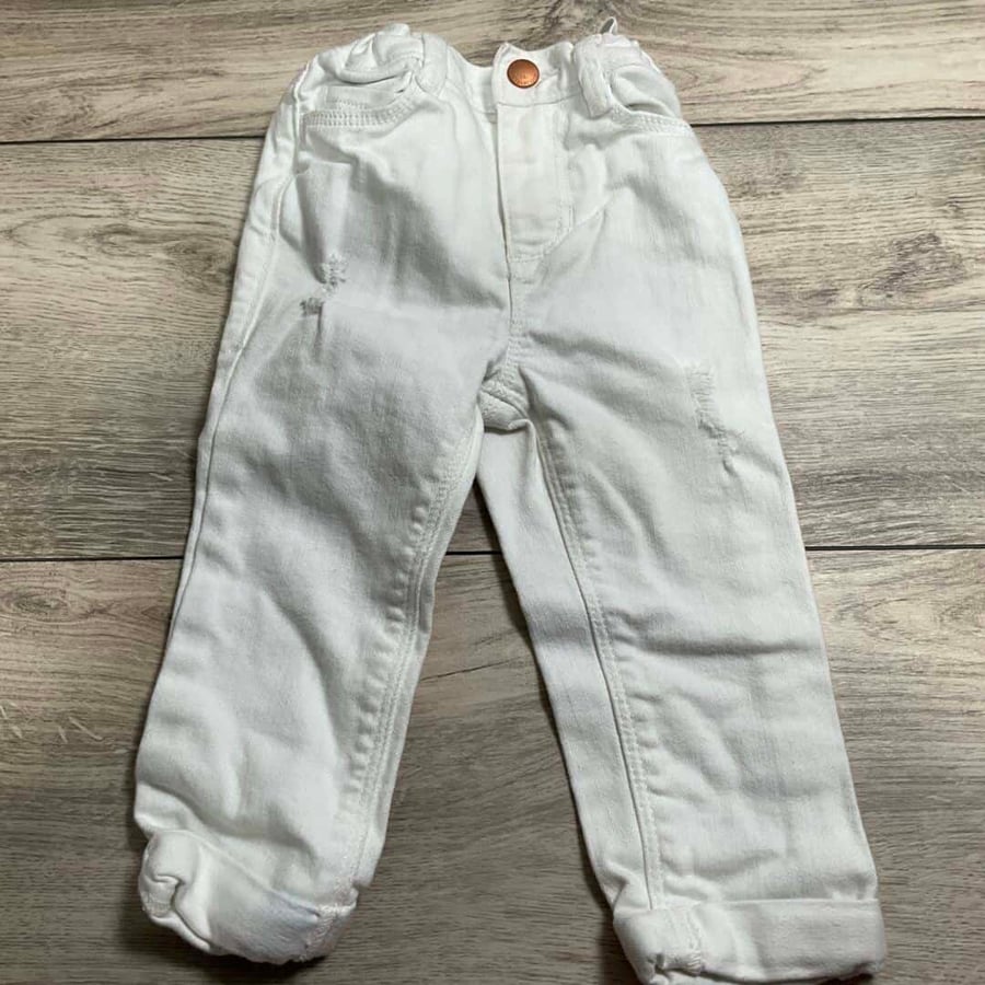 GIRLS - 18/24 Month - Jeans - Semi- Play Clothes Condition