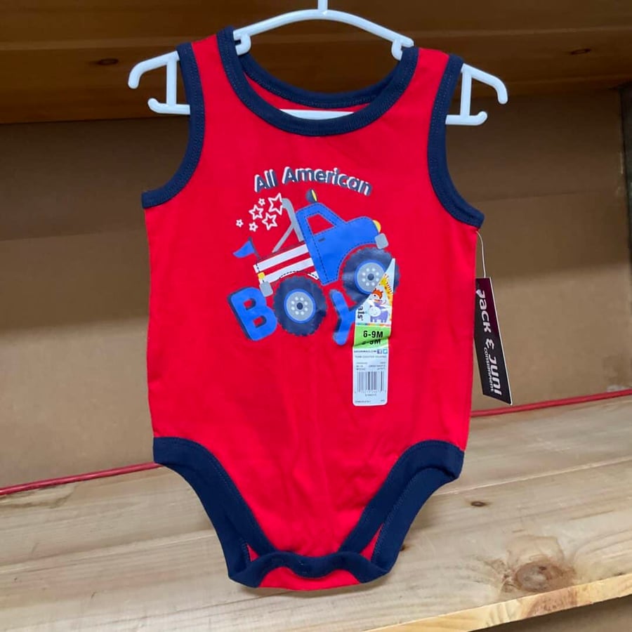 BOYS - 6/9 Month - New Tank Onesie