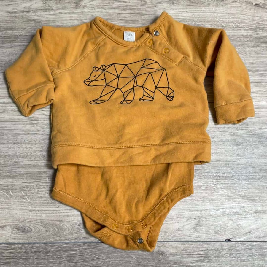 GIRLS - 6 Months - Jogger Onesie