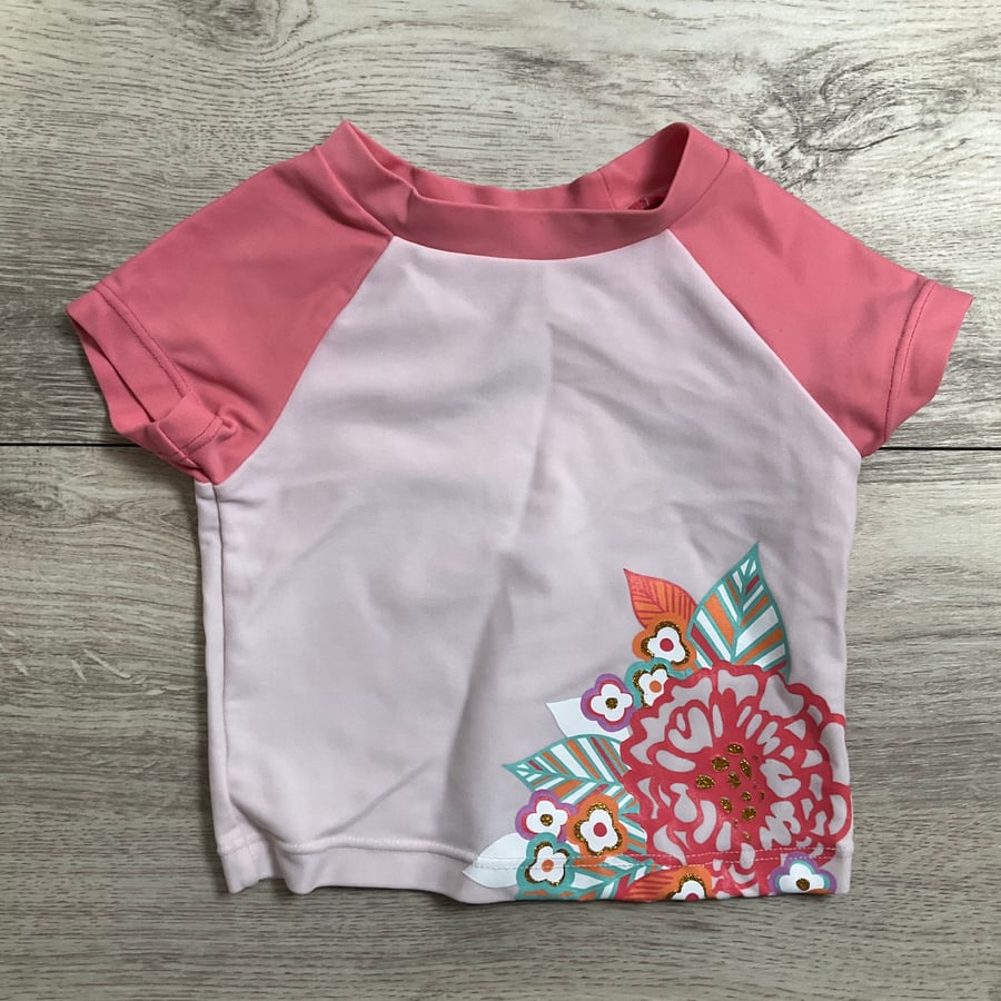 GIRLS - 3/6 Month - Swim Shirt