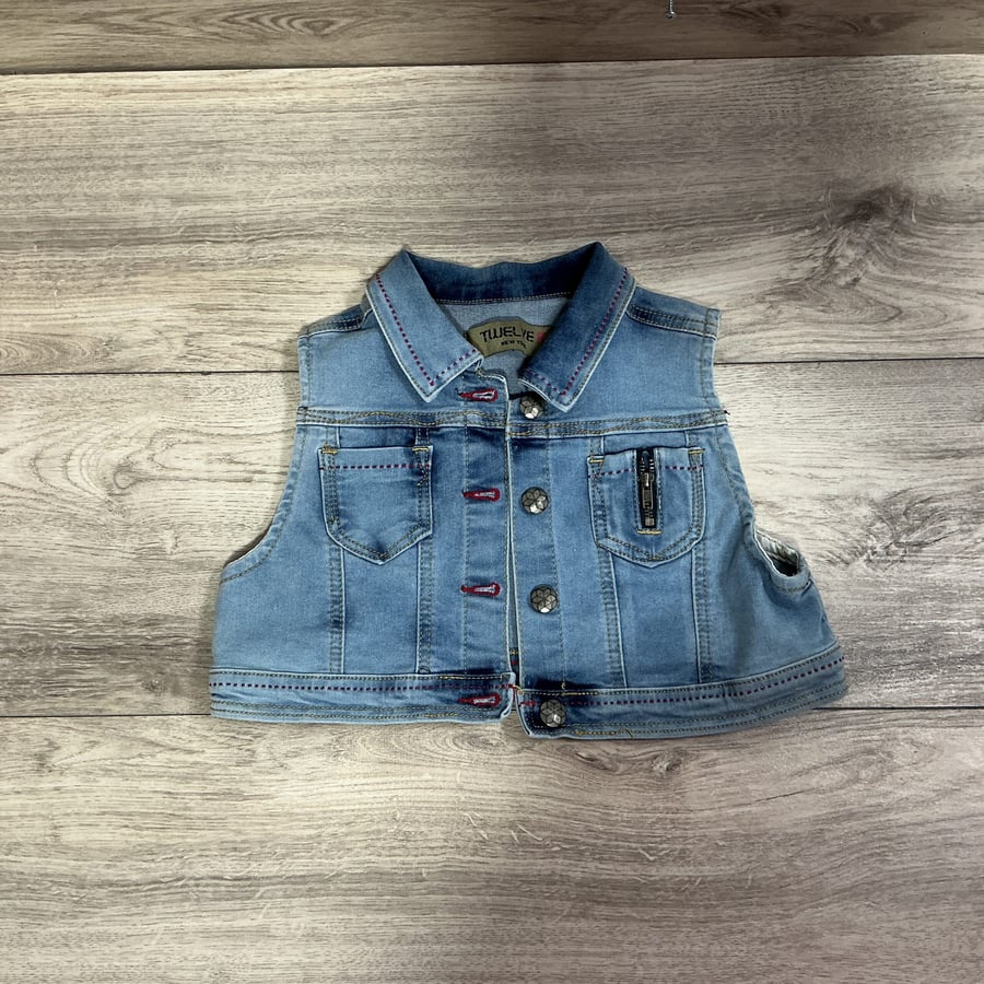 GIRLS - Size 6 - Jean Vest