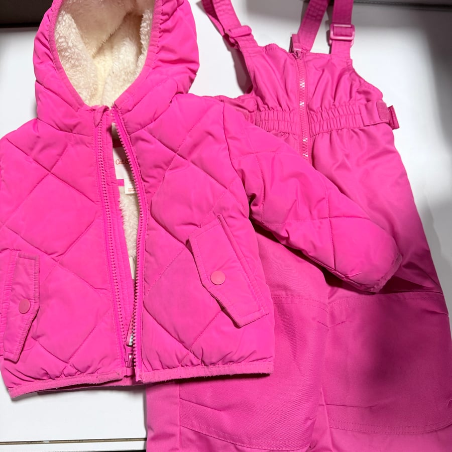GIRLS - 12 Months - Snow Suit Set (Jacket & Pants)