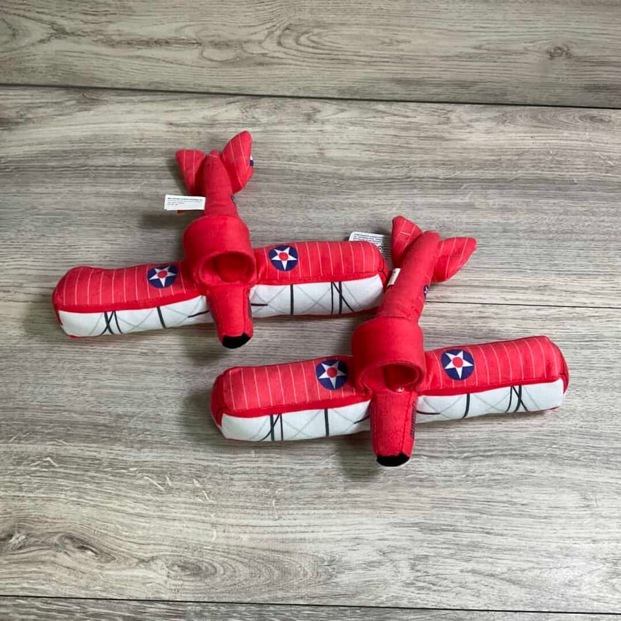 Wild Republic Wrist Strap Plane Plushies