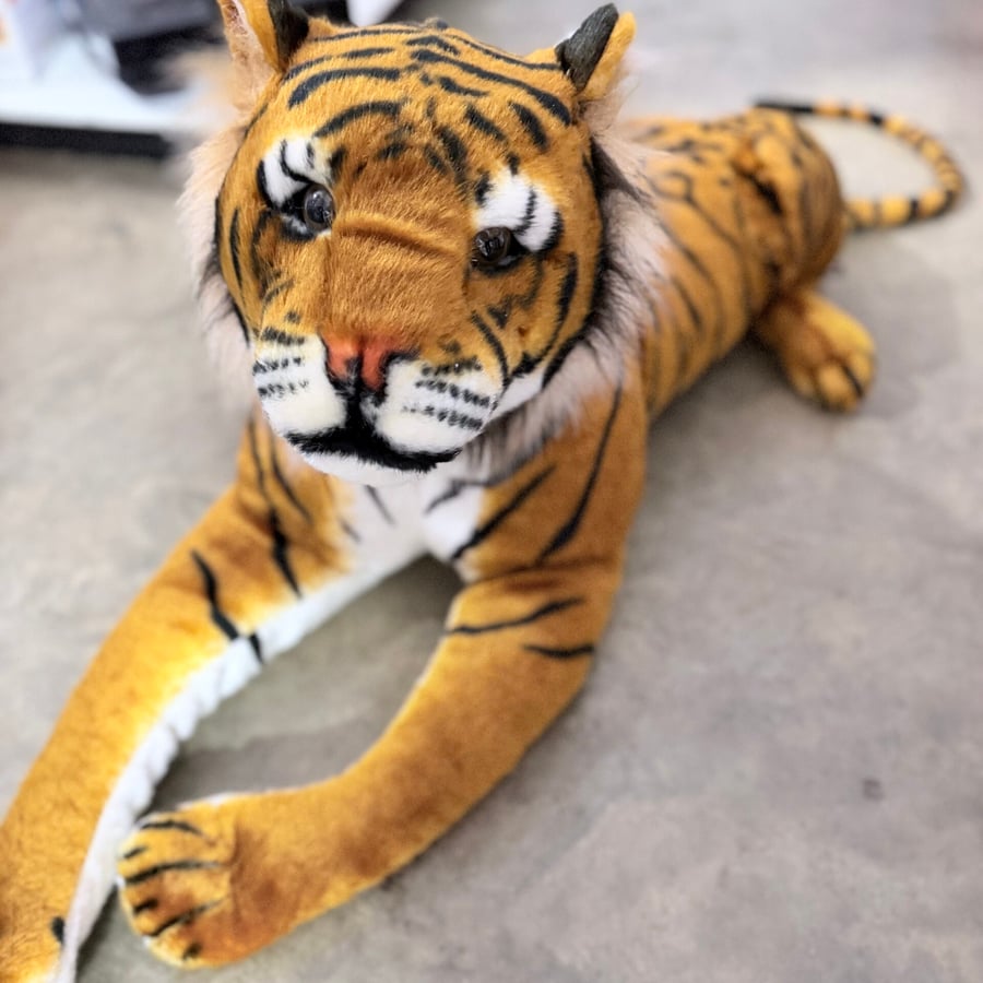 Tiger Lifelike Plush Stuffed Animal