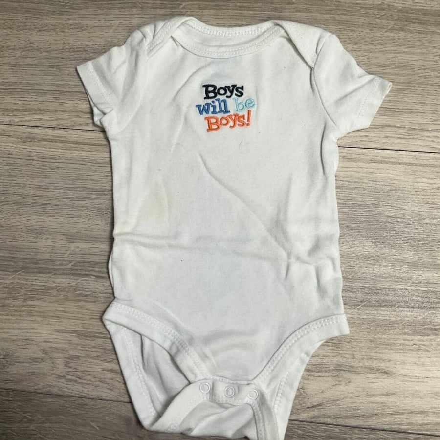BOYS - 3/6 Months - Onesie - Play Clothes Condition