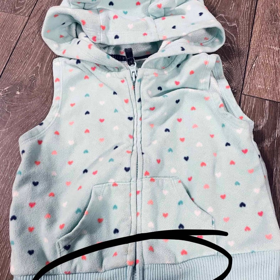 GIRLS - #2047 - 18 Months - Fleece Vest