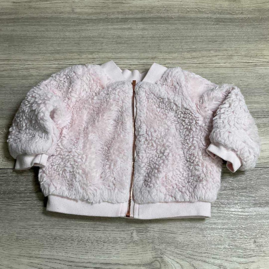 GIRLS - 12 Months - Fuzzy Jacket