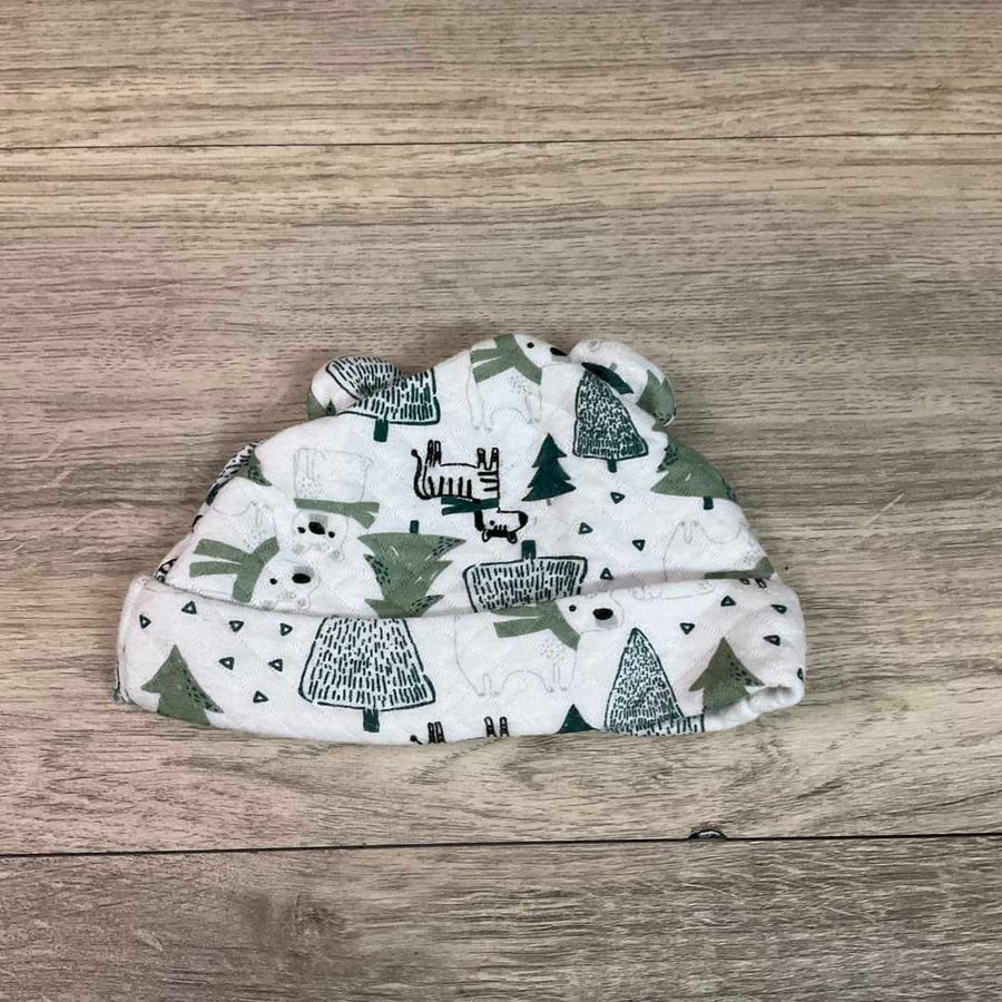 BOYS – 0/3 Months – Forest Hat