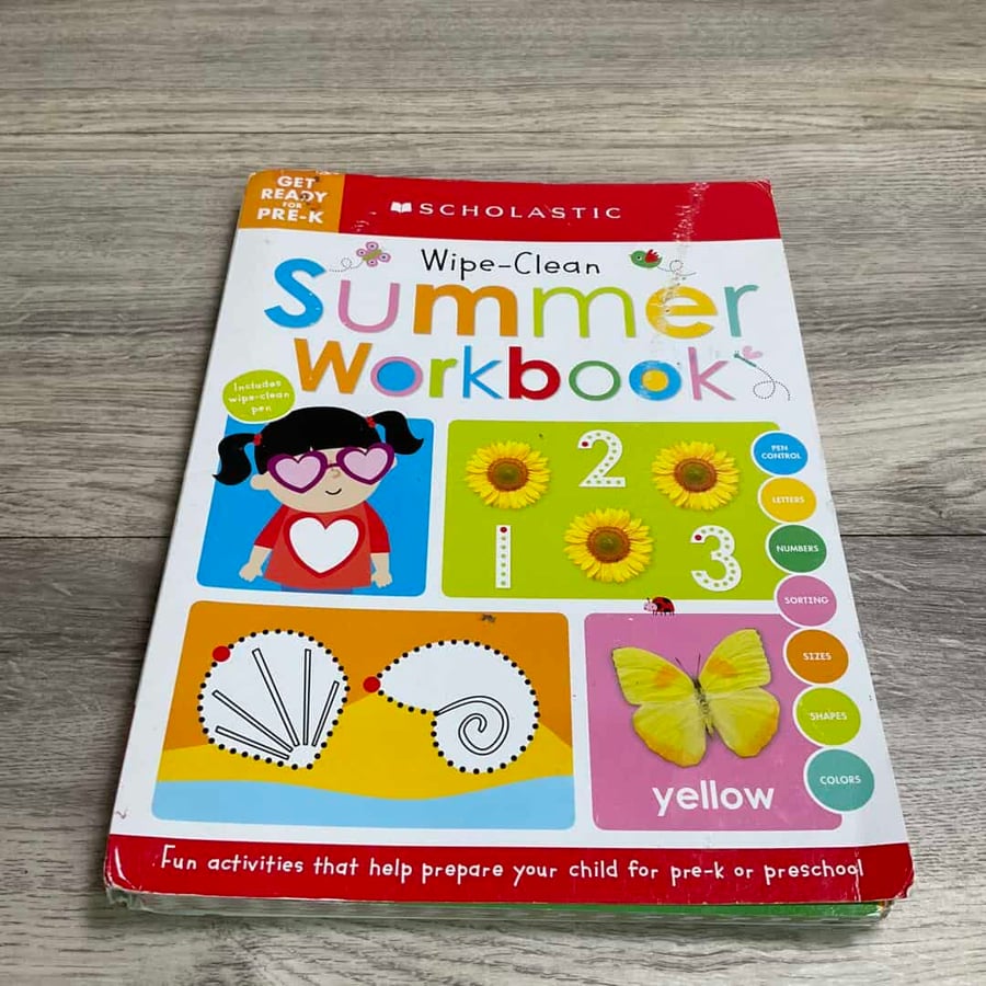 Summer Workbook Wipe - Clean