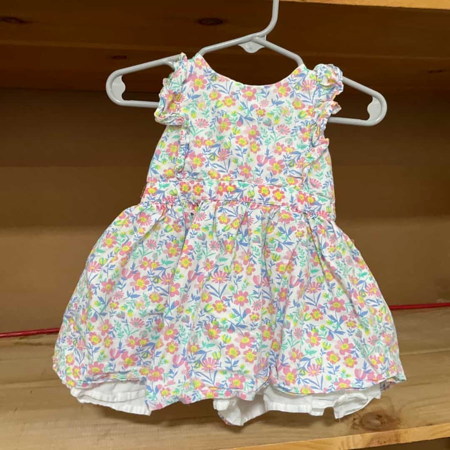GIRLS - 6/9 Month - Dress with Bloomers