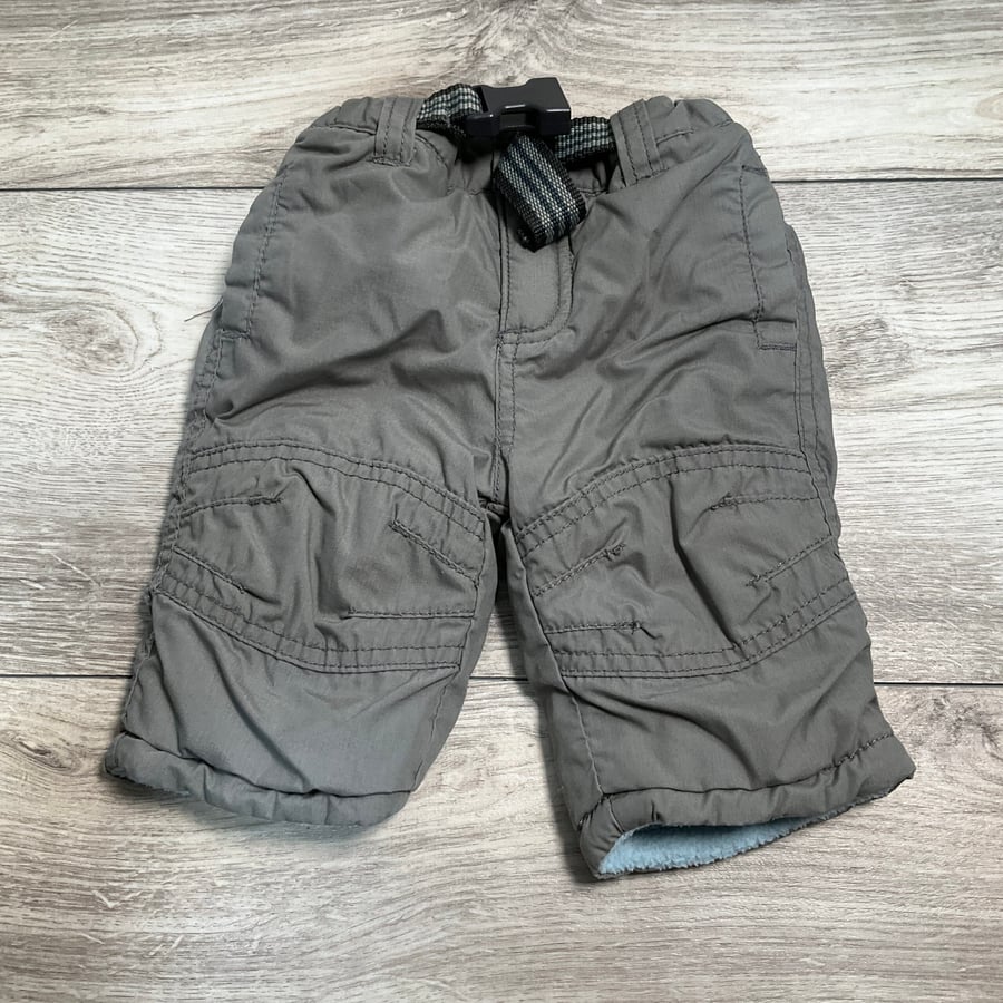 BOYS - 0/3 Month - Fleece Lined Thick Pants
