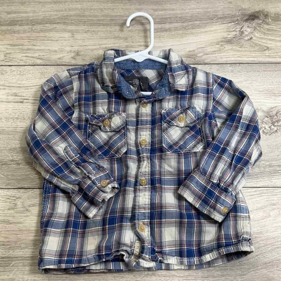 BOYS - 12/18 Month - Button Down Shirt
