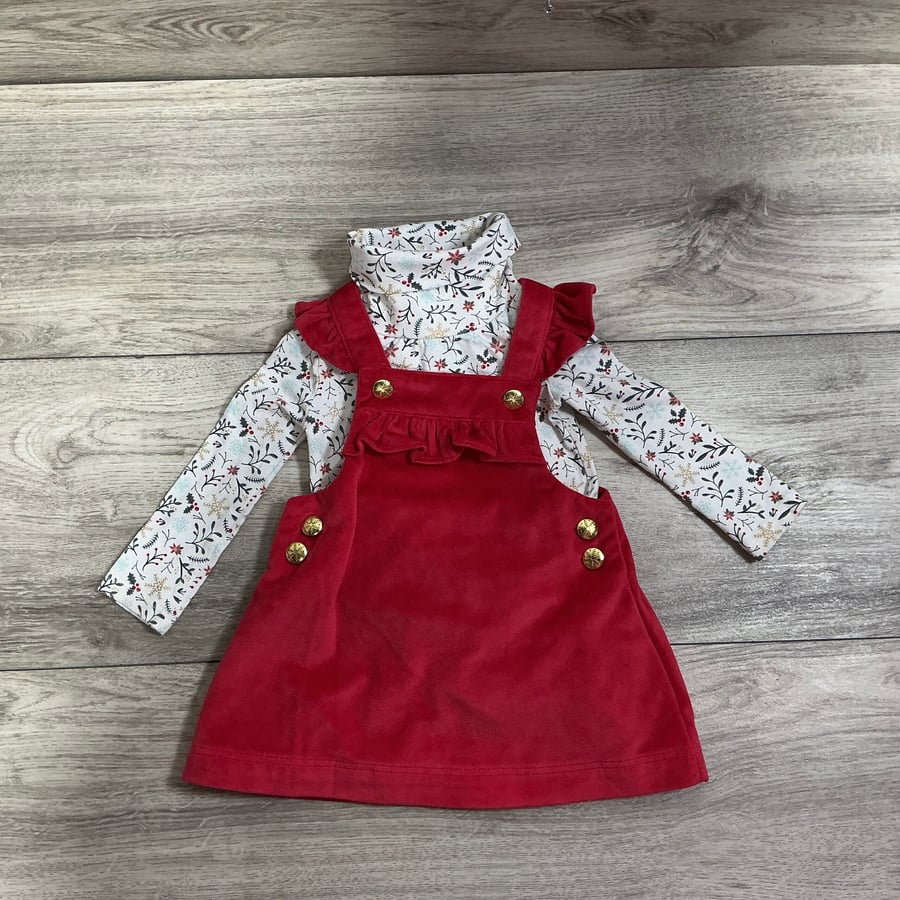 GIRLS - 3/6 Month - Overall Dress