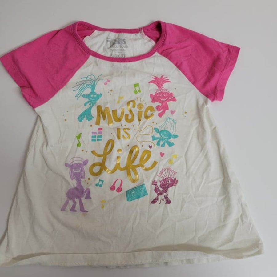 GIRLS - #852- Size 6 - Shirt - Play Clothes Condition