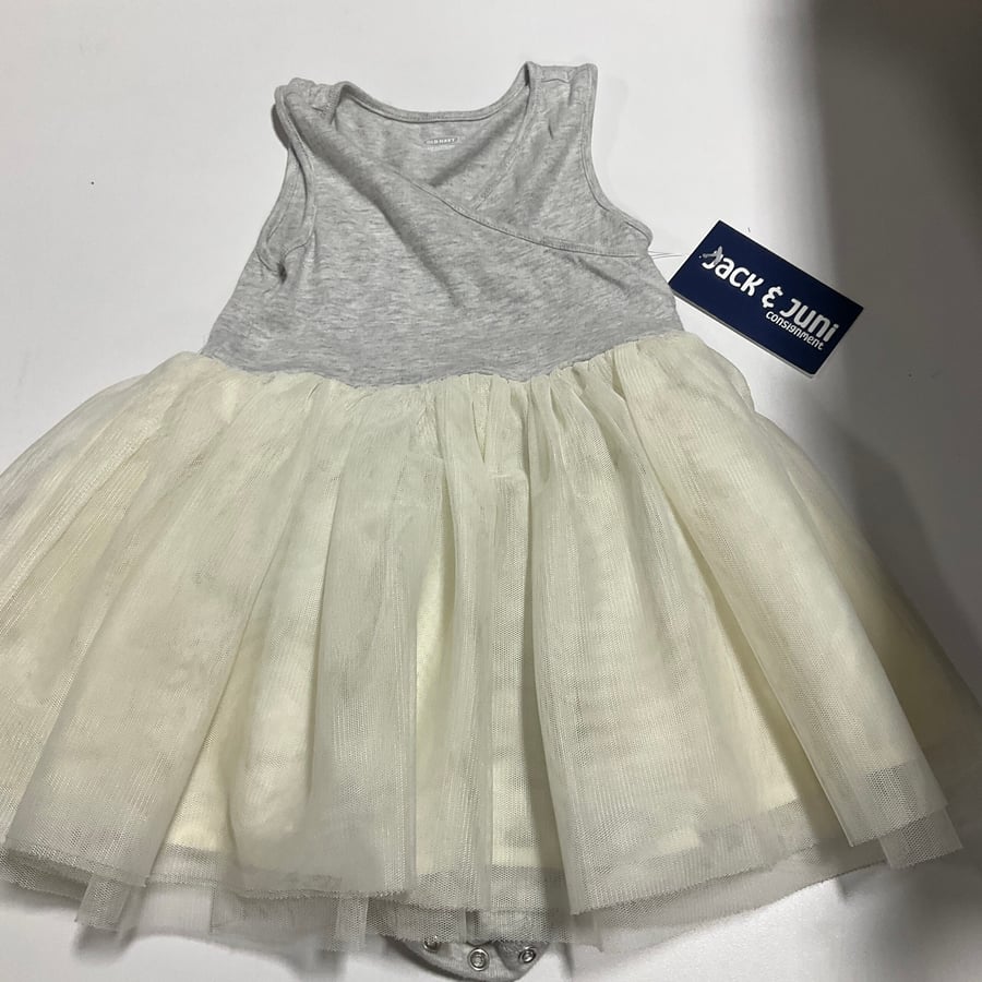 GIRLS - 12/18 Month - Onesie Dress