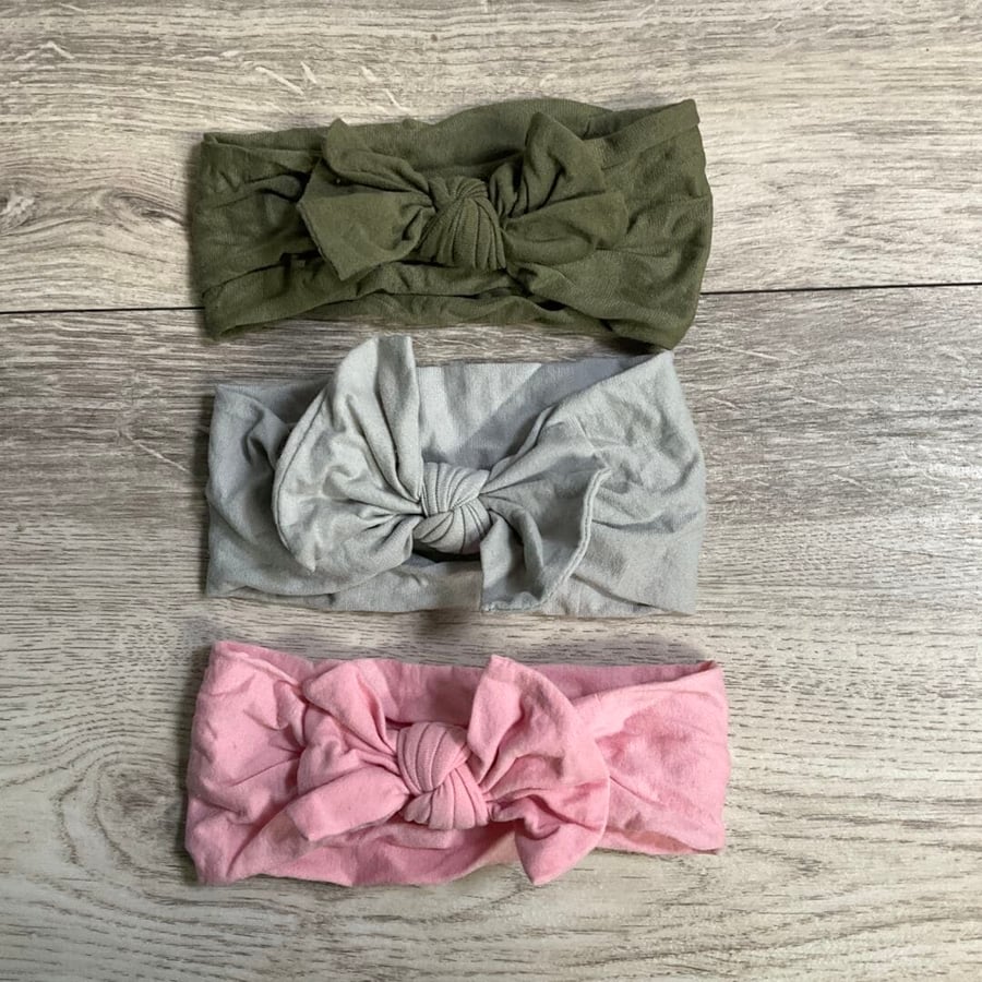 GIRLS - 0/6 Months - Headband Bows