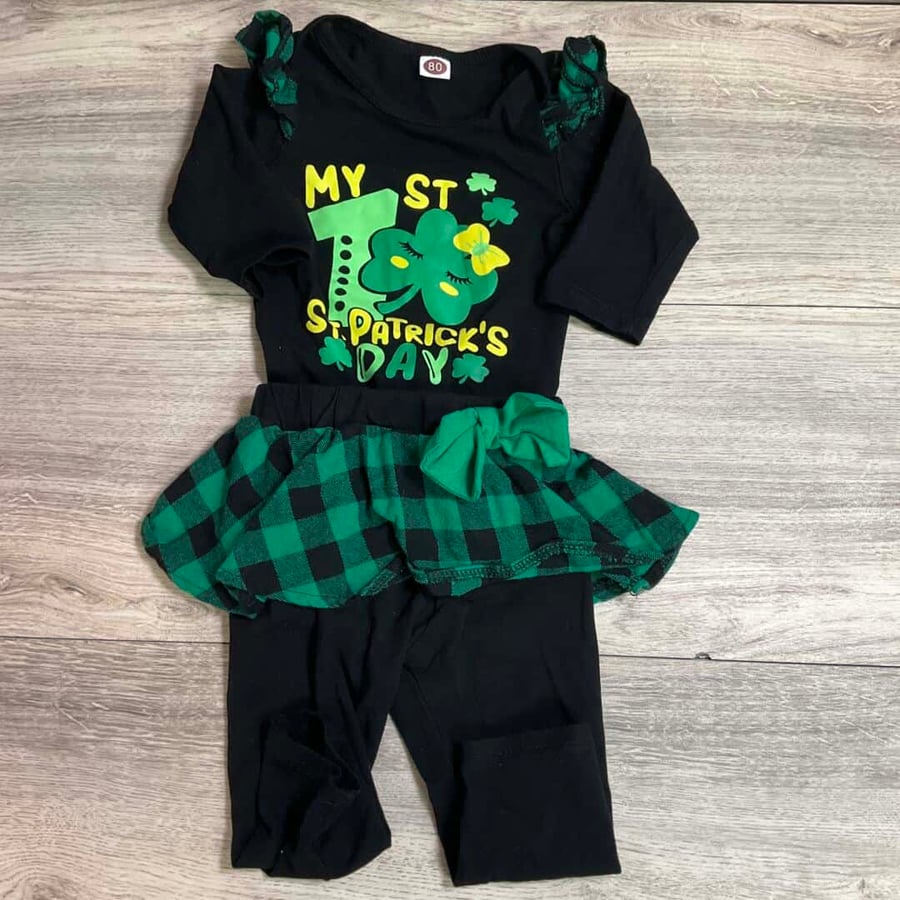 GIRLS - 9 Months - Onesie & Pants