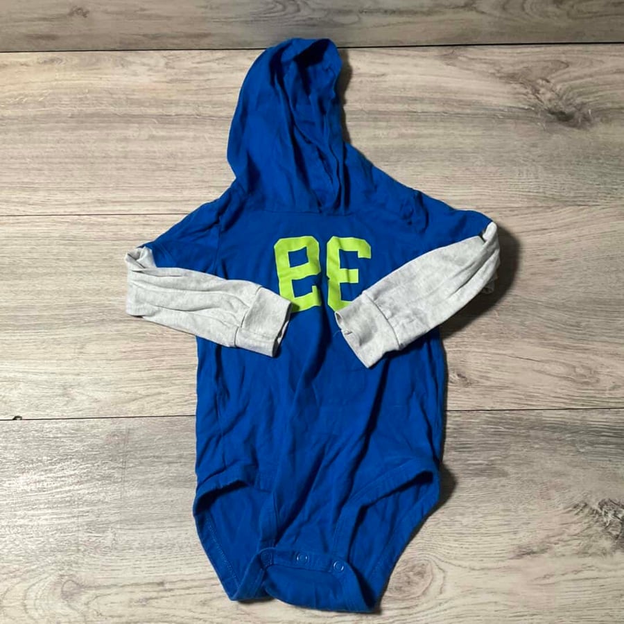 BOYS - 24 Months - Hooded Onesie