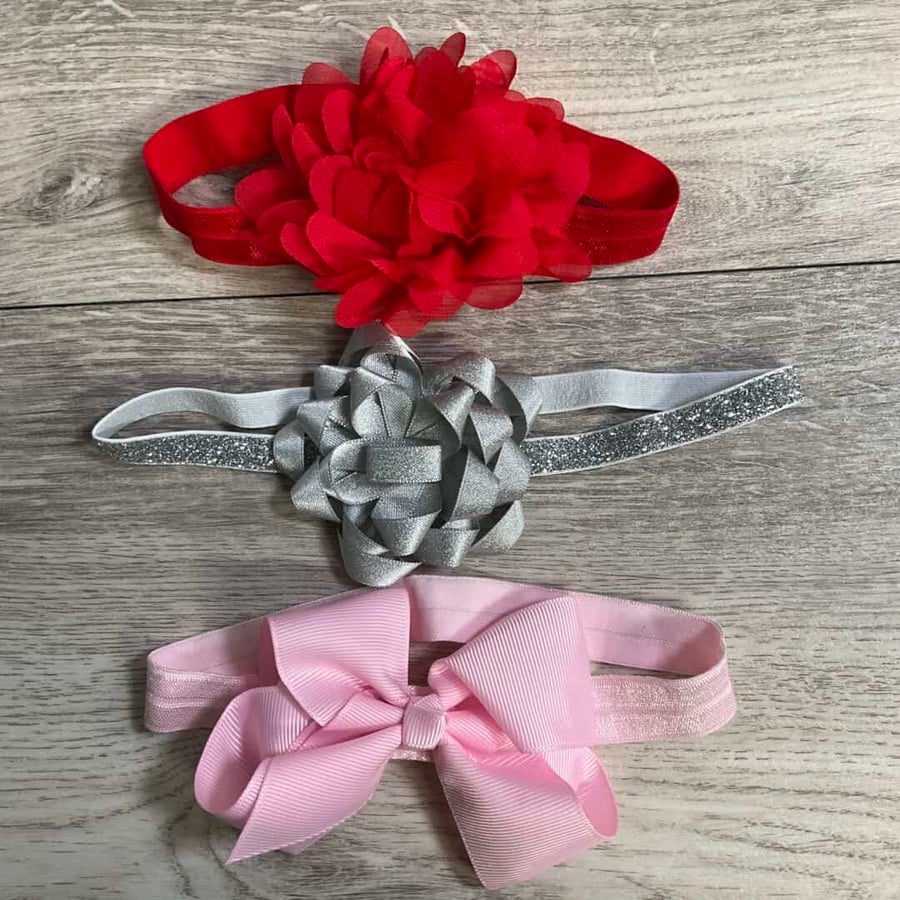 GIRLS – 0/6 Months – Ribbon Bows