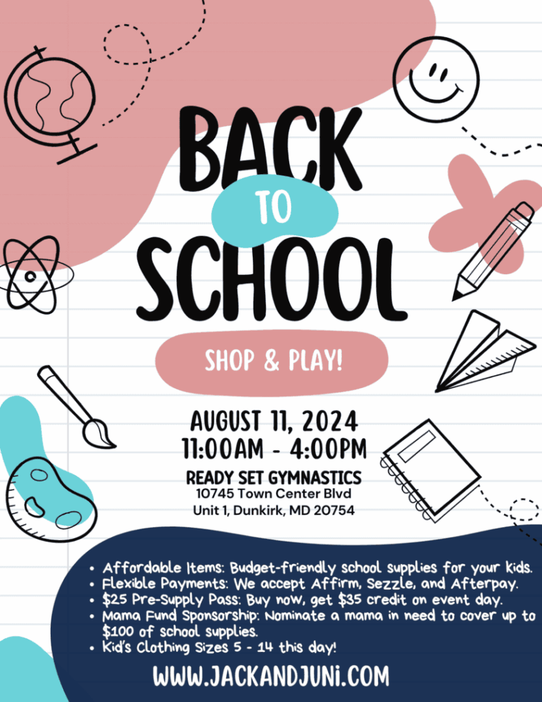 Back to school shop